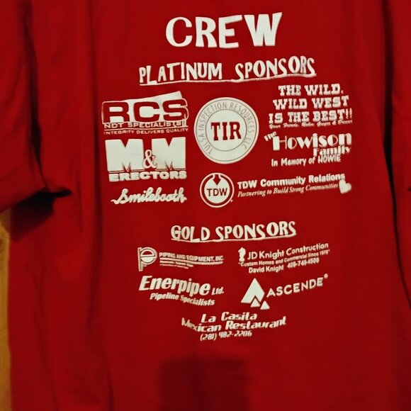 Men's Red Vintage XL Crawfish Boil 1997 Graphic T-Shirt - Picture 5 of 6